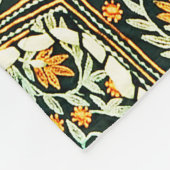 Indischer Flittenteppich aus Rajasthan, Asien Fleecedecke (Ecke)