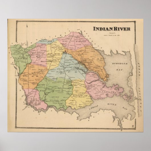 Indischer Fluss Poster (Vorne)