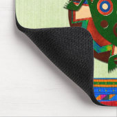 Indischer Folk Art Frog Mousepad (Ecke)