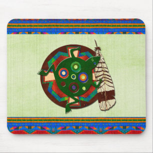 Indischer Folk Art Frog Mousepad
