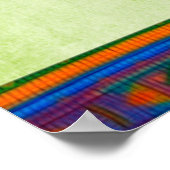 Indischer Folk Art Frog Poster (Ecke)