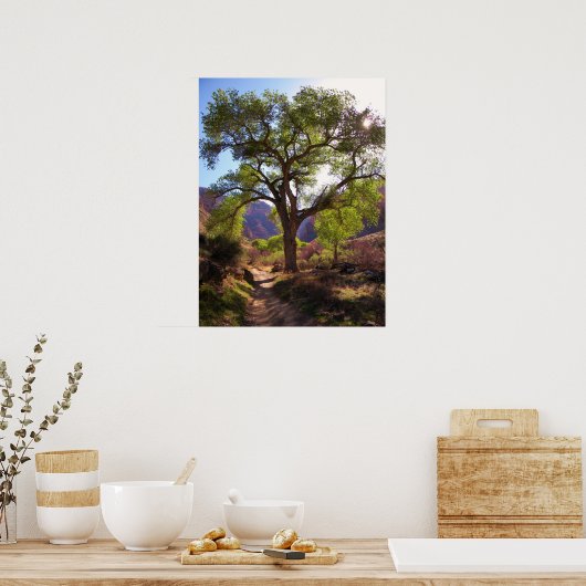 Indischer Garten Poster (Küche)