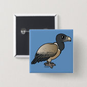 Indischer Geier Button (Vorne & Hinten)