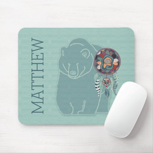 Indischer Geist-Bär mit Namen Mousepad (Mit Mouse)