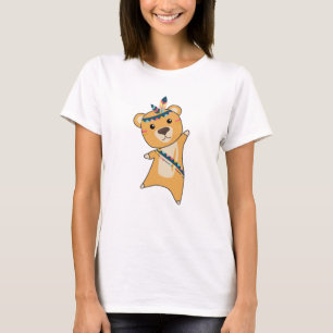 Indischer Gelbbbär, der Teddy Feather Niedlich T-Shirt