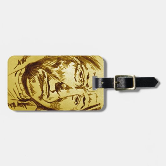 Indischer Generalstabschreiber Gepäckanhänger (Vorderseite horizontal)