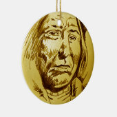 Indischer Generalstabschreiber Keramikornament (Rechts)