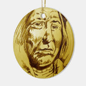 Indischer Generalstabschreiber Keramikornament (Links)