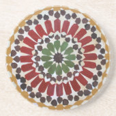 Indischer geometrischer Entwurfs-Untersetzer Sandstein Untersetzer (Vorne)