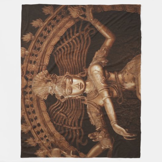 INDISCHER GODESS FLEECEDECKE (Vorderseite)