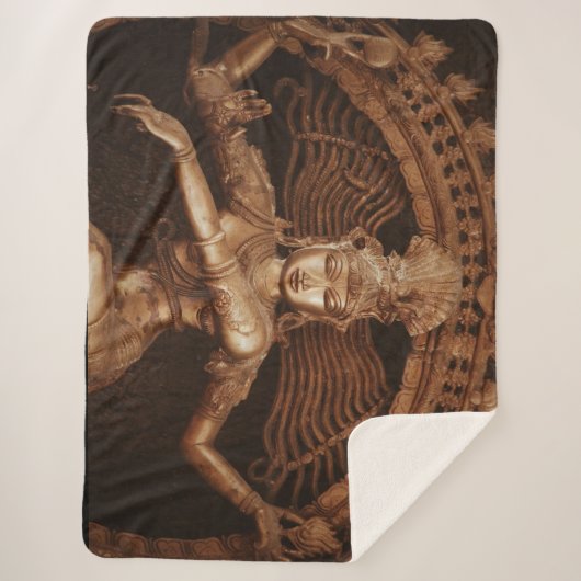 INDISCHER GODESS SHERPADECKE (Vorderseite)