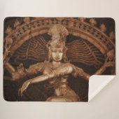 INDISCHER GODESS SHERPADECKE (Vorderseite (Horizontal))