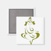 Indischer Gott Ganesha Magnet (Vorderseite/Rückseite)