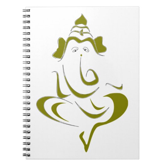 Indischer Gott Ganesha Notizblock (Vorderseite)