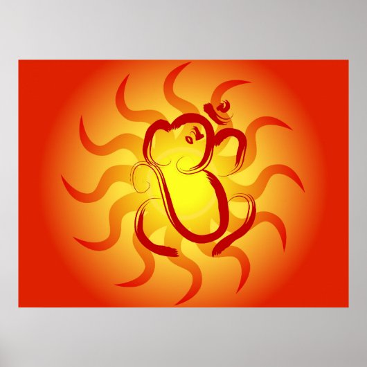 Indischer Gott Ganesha - Poster (Vorne)