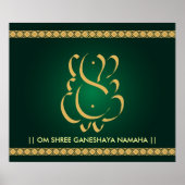 Indischer Gott Ganesha - Poster (Vorne)