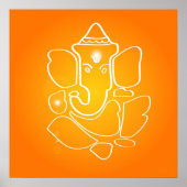 Indischer Gott Ganesha - Poster (Vorne)