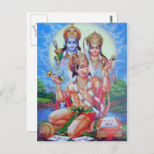 indischer Gott Postkarte (Vorne/Hinten)