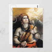 indischer Gott Postkarte (Vorne/Hinten)