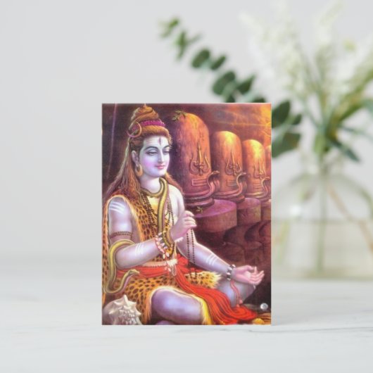 indischer Gott Postkarte (Stehend Vorderseite)