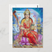 indischer Gott Postkarte (Vorne/Hinten)