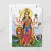 indischer Gott Postkarte (Vorne/Hinten)