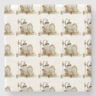 Indischer Gott Shiv Shakti Steinuntersetzer