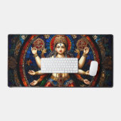 Indischer Gott und Göttin Illustration Schreibtischunterlage (Tastatur & Maus)