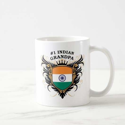 Indischer Großvater der Nr.-eine Kaffeetasse (Rechts)