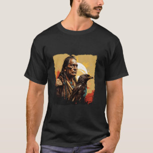 Indischer Häuptling Amerikanisch USA Indigener Che T-Shirt
