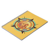 Indischer Head Test Muster Notebook Notizblock (Linke Seite)