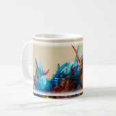 Indischer Headdress versieht Tasse mit Federn (Vorderseite Links)