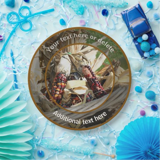 Indischer Herbst Herbst Personalisiertes Party Pappteller (Party)