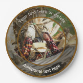 Indischer Herbst Herbst Personalisiertes Party Pappteller (Vorderseite)