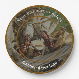 Indischer Herbst Herbst Personalisiertes Party Pappteller