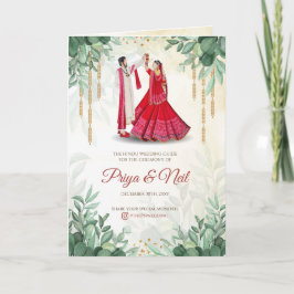 Indischer Hochzeitsführer Programm