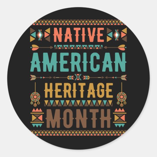 Indischer Indischer Kulturerbe-Monat Runder Aufkleber (Vorderseite)