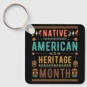 Indischer Indischer Kulturerbe-Monat Schlüsselanhänger (Vorderseite)