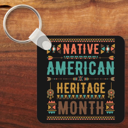 Indischer Indischer Kulturerbe-Monat Schlüsselanhänger (Vorderseite)