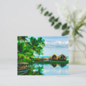 Indischer Kerala Gottes eigene Country-Postkarte Postkarte (Stehend Vorderseite)