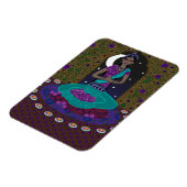 Indischer Klassiktänzer Magnet (Linke Seite)