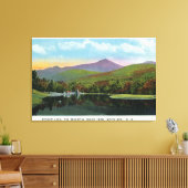 Indischer Kopf und Shadow Lake View Leinwanddruck (Insitu (Wohnzimmer))