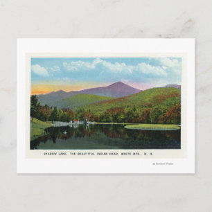 Indischer Kopf und Shadow Lake View Postkarte