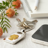 " Indischer Kopfnickel" Metal-Schlüsselanhänger Schlüsselanhänger (Seite)