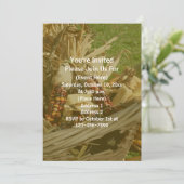 Indischer Kornweide Basket Fall Einladung (Stehend Vorderseite)