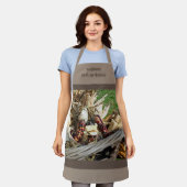 Indischer Kornweissaal Personalisiert Schürze (Getragen)