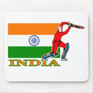 Indischer Kricket-Spieler Mousepad
