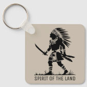 Indischer Krieger Schlüsselanhänger (Vorderseite)