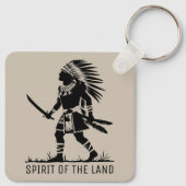 Indischer Krieger Schlüsselanhänger (Rückseite)