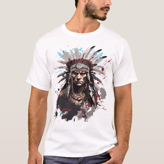 Indischer Krieger T-Shirt (Vorderseite)